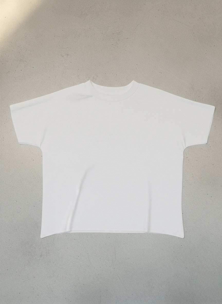 Structural Cotton Crew - Ivory