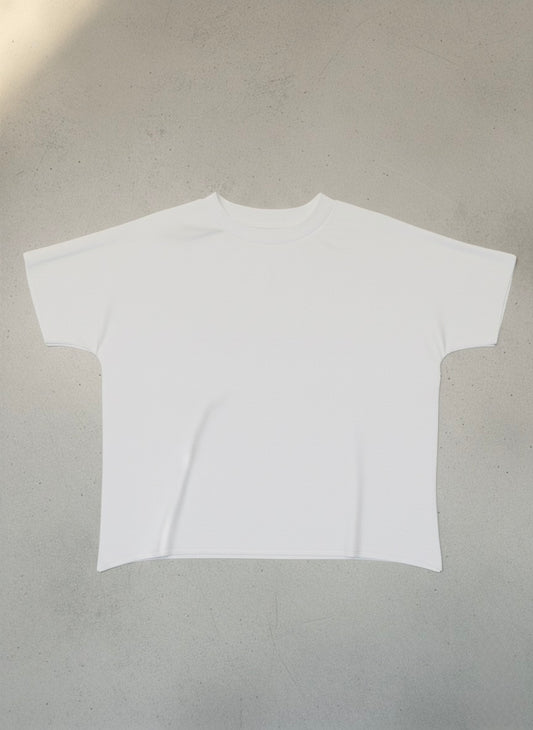 Structural Cotton Crew - Ivory