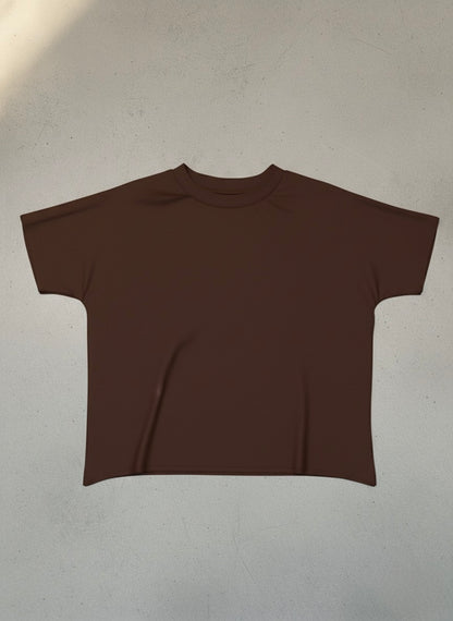 Structural Cotton Crew - Brown