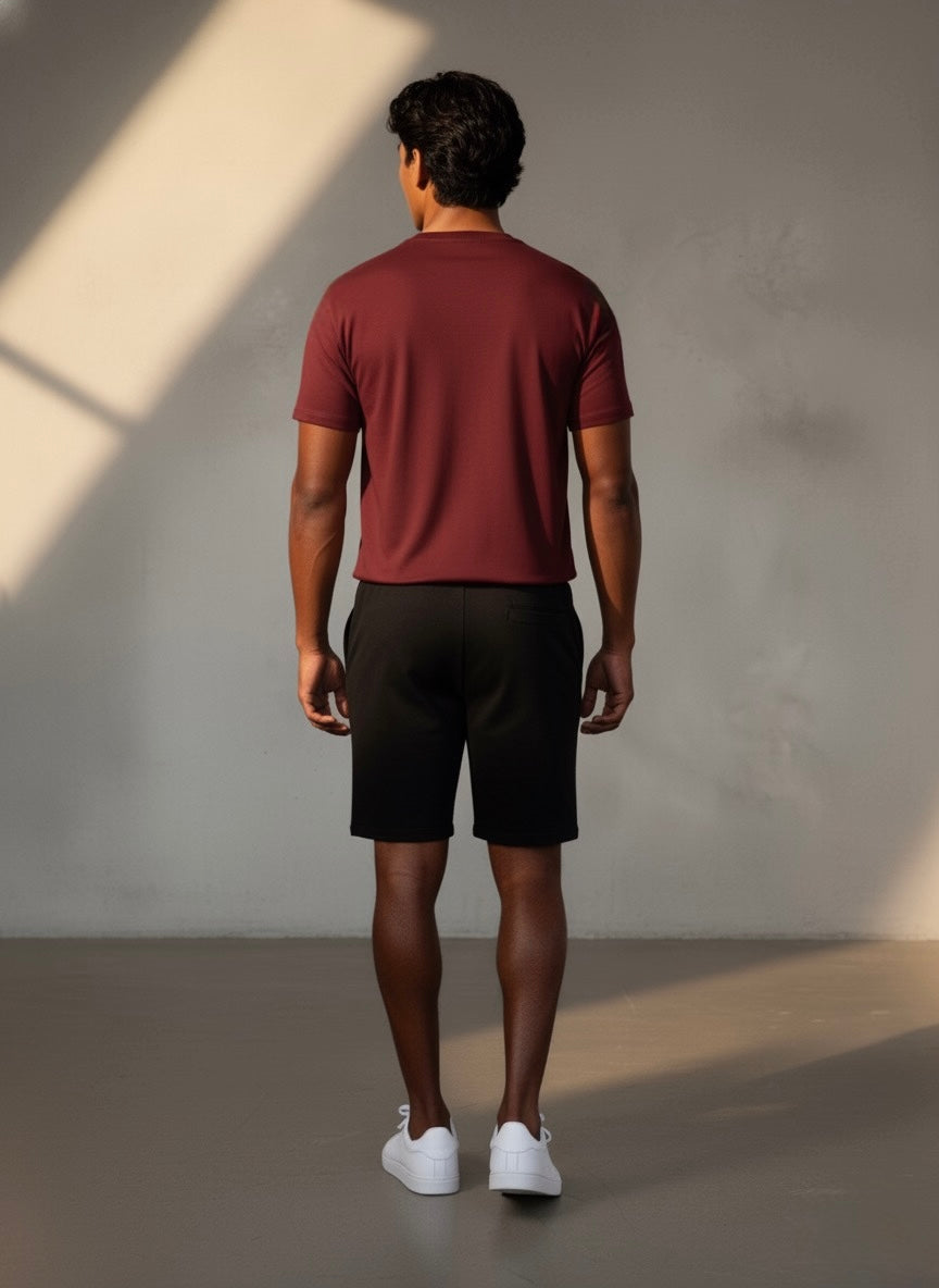 Structural Cotton Crew - Maroon