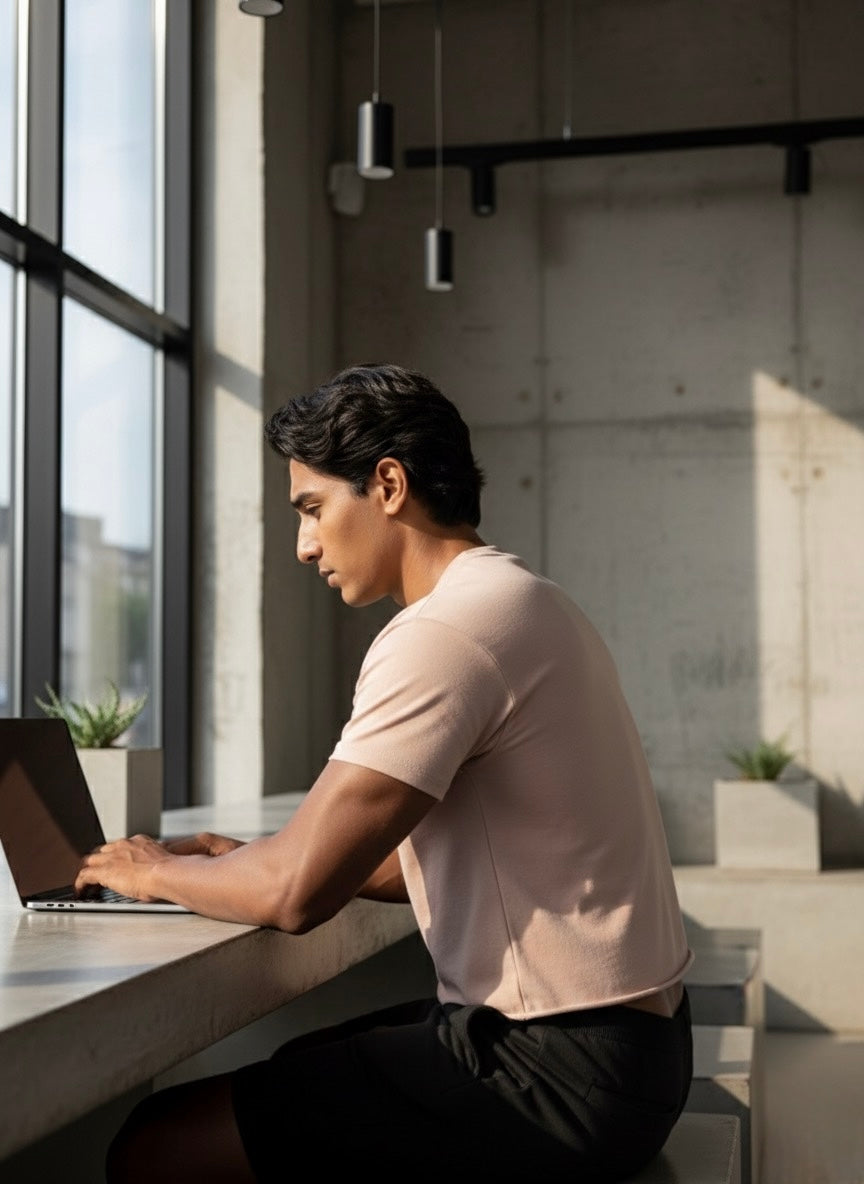 Structural Cotton Crew - Sand