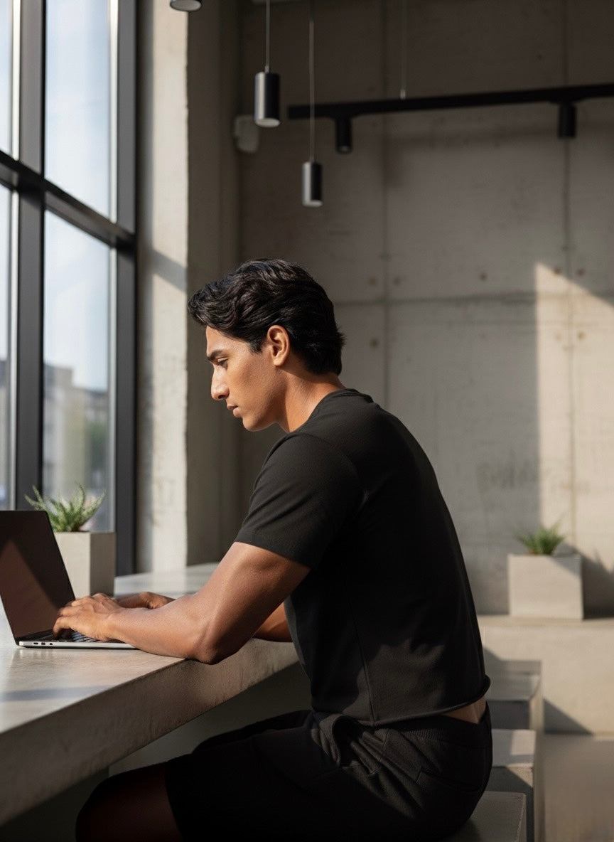 Structural Cotton Crew - Obsidian