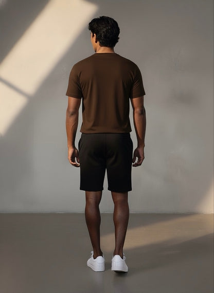 Structural Cotton Crew - Brown